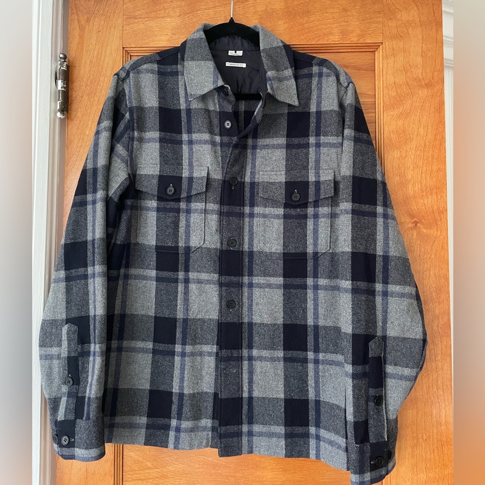 Arket Wool check overshirt 46